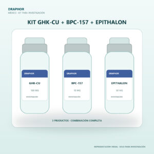 Kit GHK-Cu + BPC-157 + Epithalon